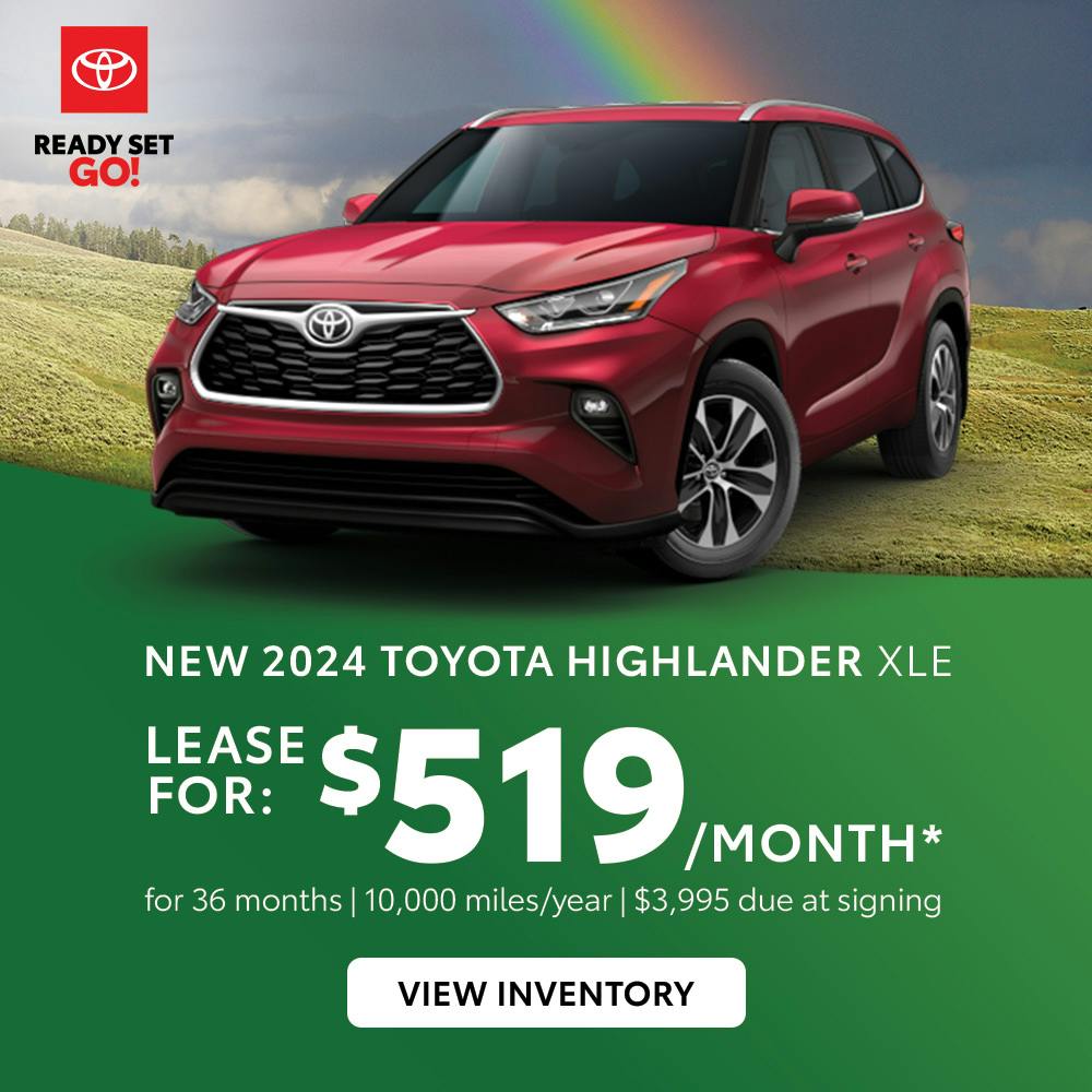 New Vehicle Specials Diehl Toyota of Butler, PA