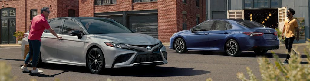 In the ultimate hybrid showdown between the Toyota Camry Hybrid and the Honda Accord Hybrid, both offer compelling efficiency, performance, and technology. The Camry Hybrid shines in power and performance with its robust hybrid powertrain, promising exhilarating acceleration and dynamic handling, especially with available All-Wheel Drive (AWD). On the other hand, the Accord Hybrid excels in interior space, offering generous passenger volume and cargo space. Both vehicles boast advanced safety suites and connectivity options, ensuring a safe and connected driving experience. Ultimately, the Camry Hybrid emerges as the superior choice for those seeking unmatched power, performance, and driving excitement, setting a new standard of excellence in the segment. Find your perfect Toyota Camry Hybrid at North Georgia Toyota today and experience the thrill firsthand.