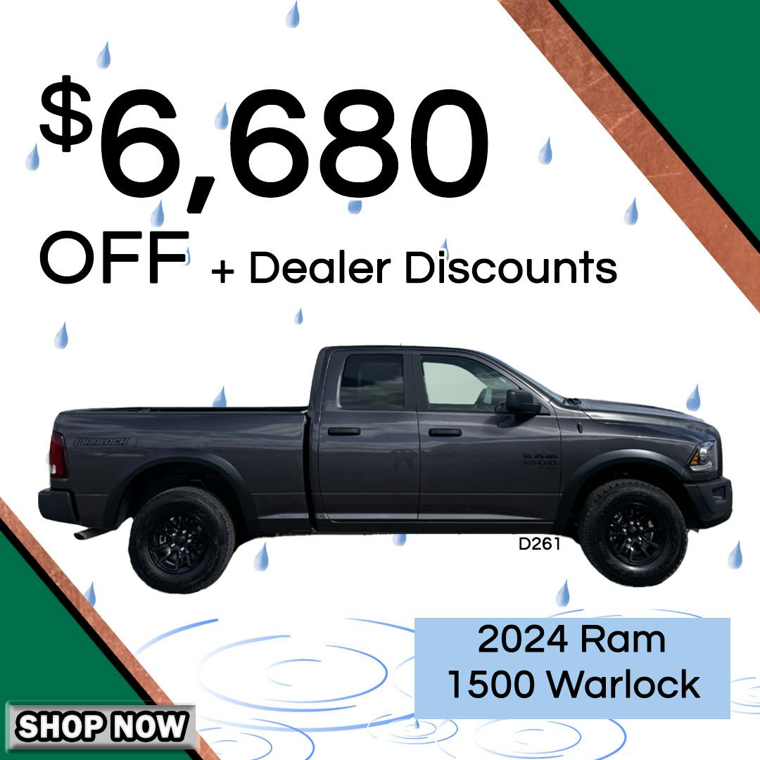 Ram 1500 Warlock $6,680 OFF – 4.2024
