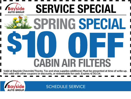 AIR FILTER SPECIAL | Bayside Toyota