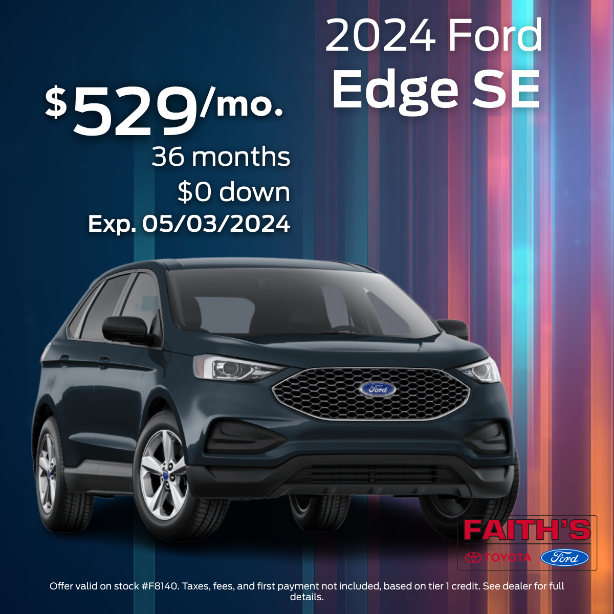 2024 Ford Edge SEL Lease Offer | Faiths Auto Group