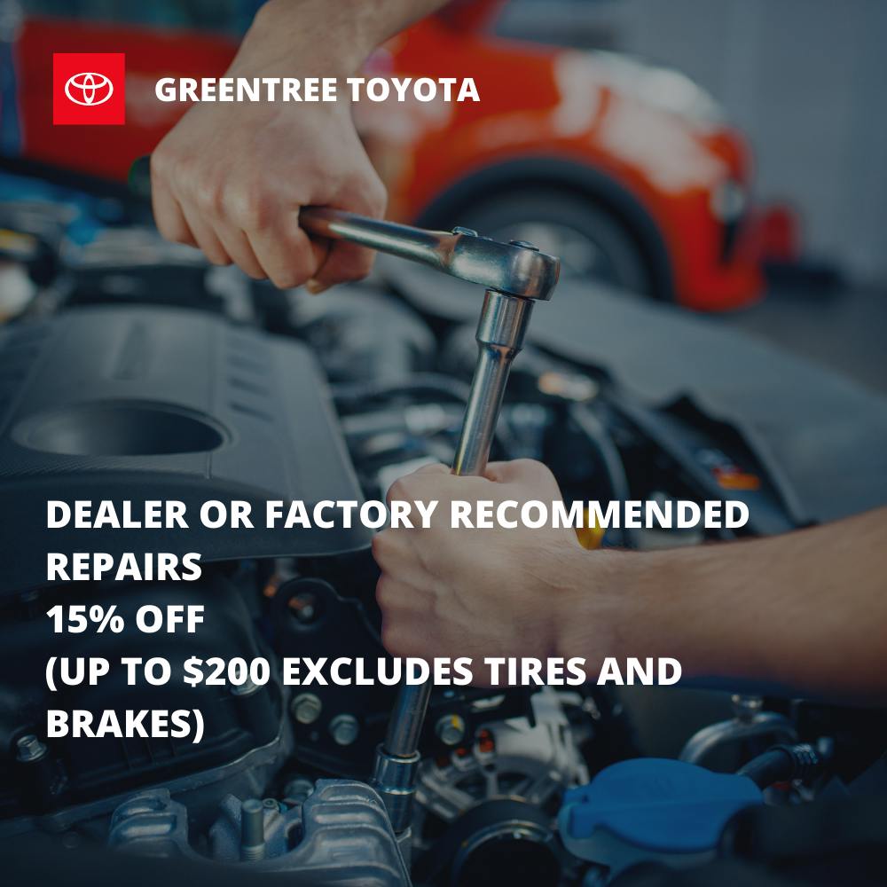 Dealer or Factory Services | Greentree Toyota