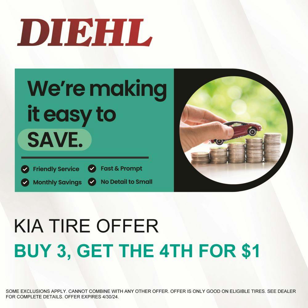 Kia Tire Offer | Diehl Kia of Massillon
