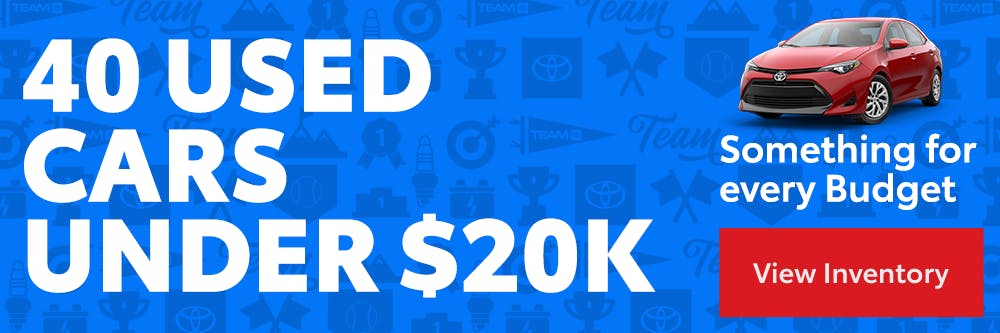 40 Under $20K | Team Toyota of Princeton