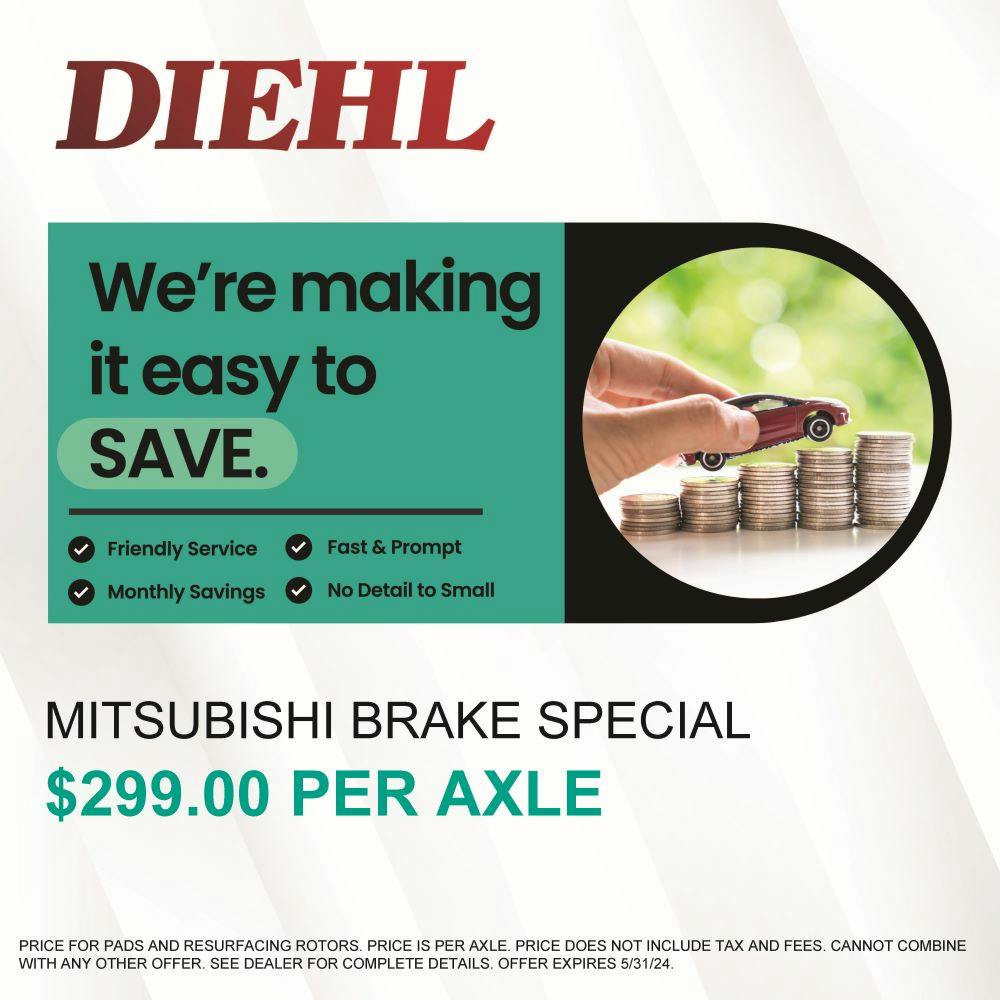 Mitsubishi Brake Special | Diehl Mitsubishi