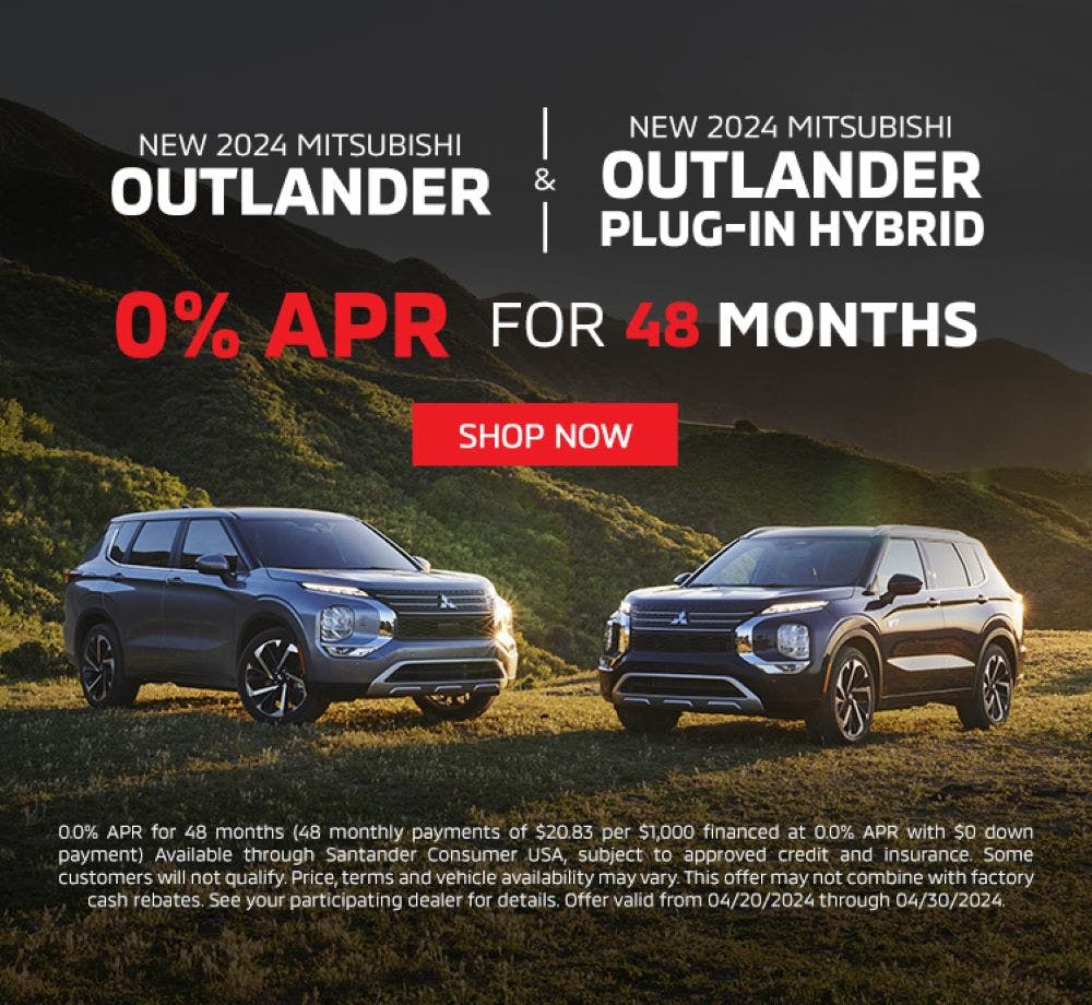 New 2024 Mitsubishi Outlander APR offer