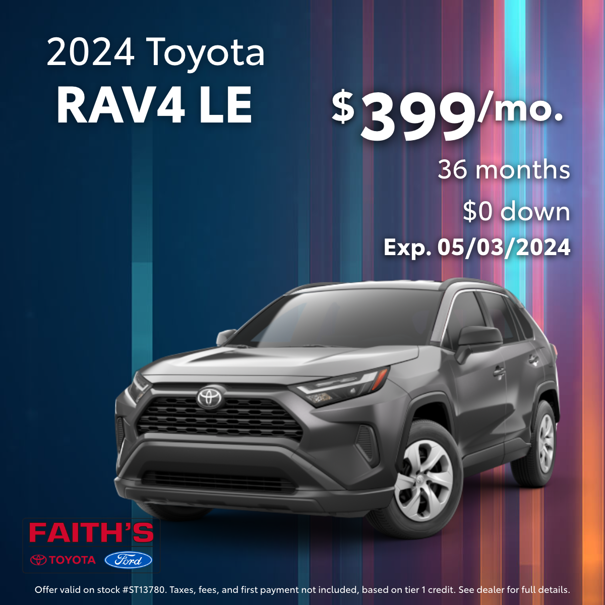 2024 Toyota RAV4 Lease Offer | Faiths Auto Group