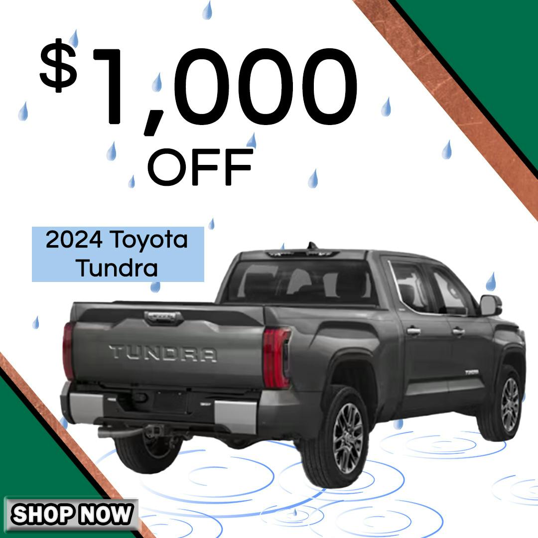 Toyota Tundra $1,000 OFF – 4.2024