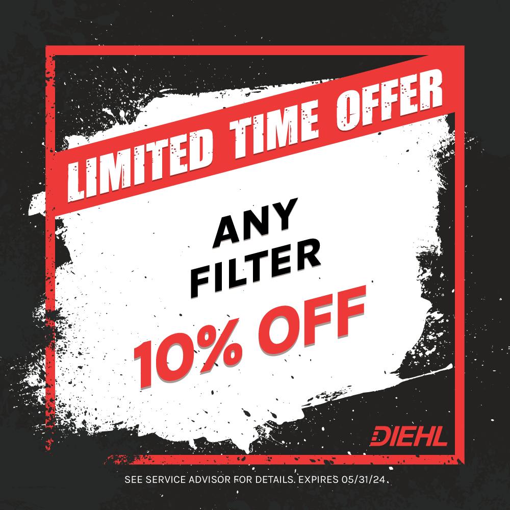 10% Off Any Filter | Diehl Toyota