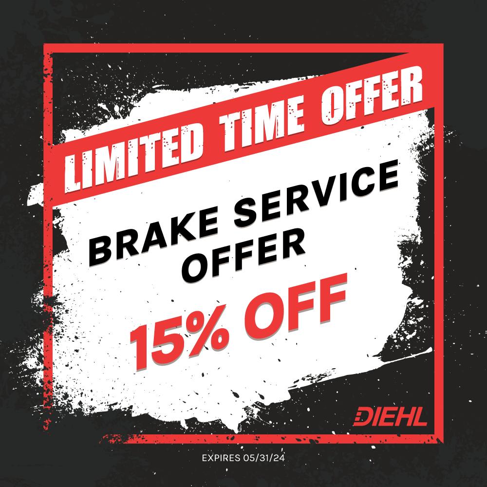 15% Off Brakes Service | Diehl Chevrolet of Hermitage