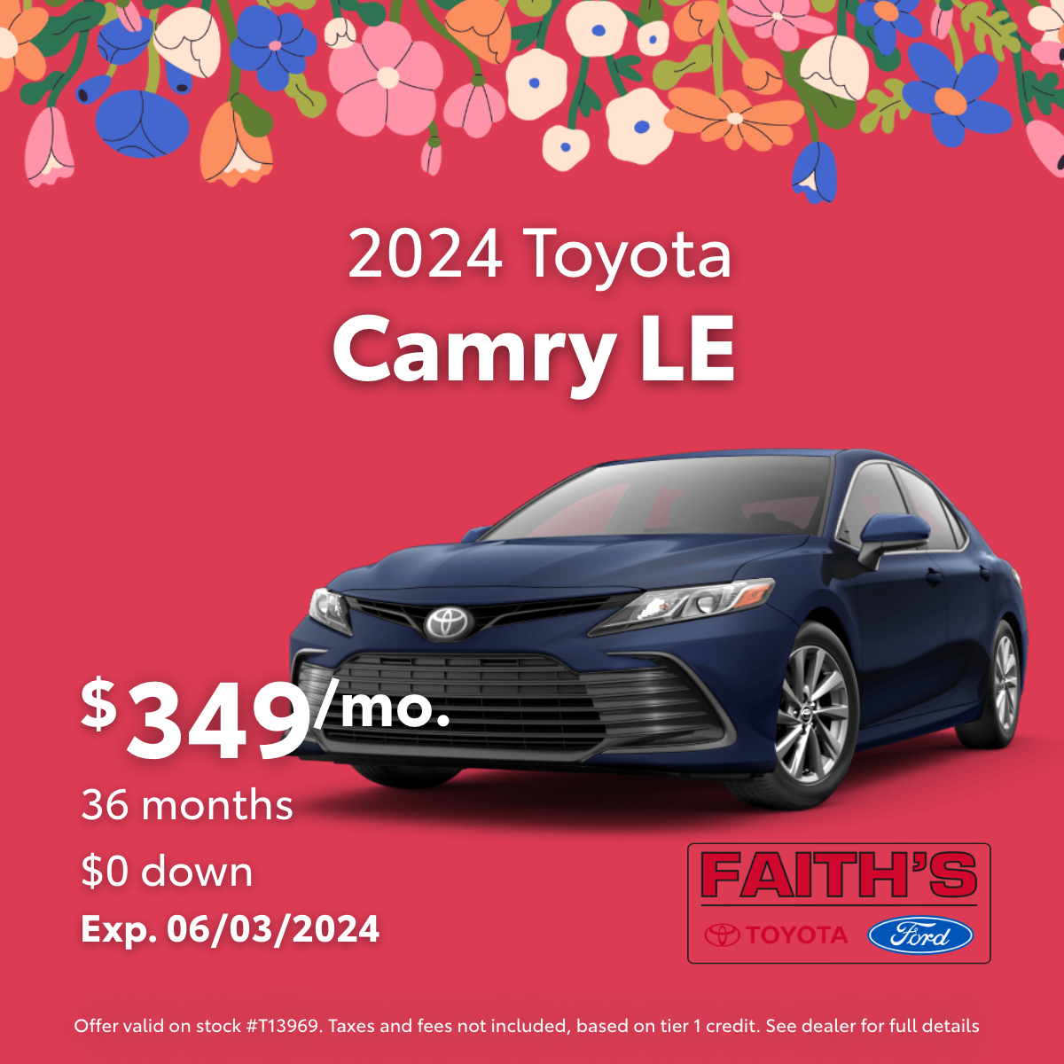 2024 Toyota Camry Lease Offer