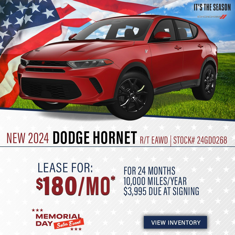 New 2024 Dodge Hornet R/T EAWD