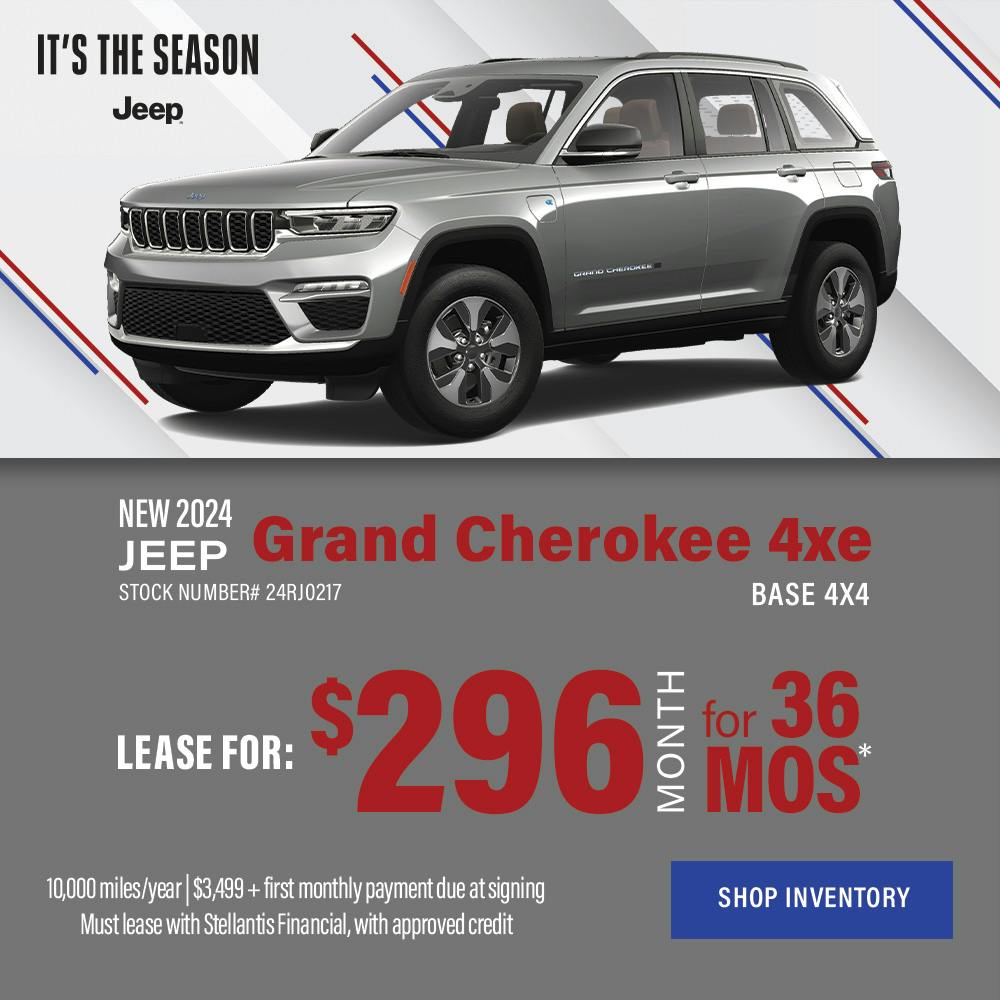 New 2024 Jeep Grand Cherokee 4xe Base 4X4