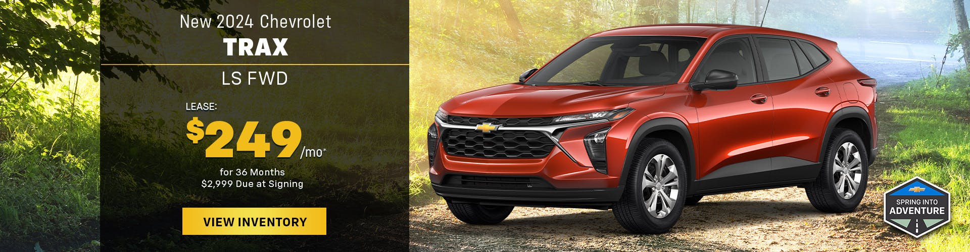 New 2024 Chevrolet Trax – Lease for $249/Month
