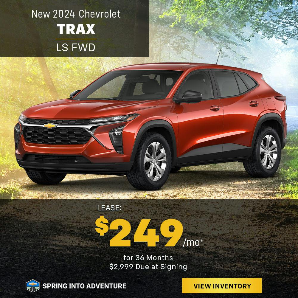 New 2024 Chevrolet Trax – Lease for $249/Month