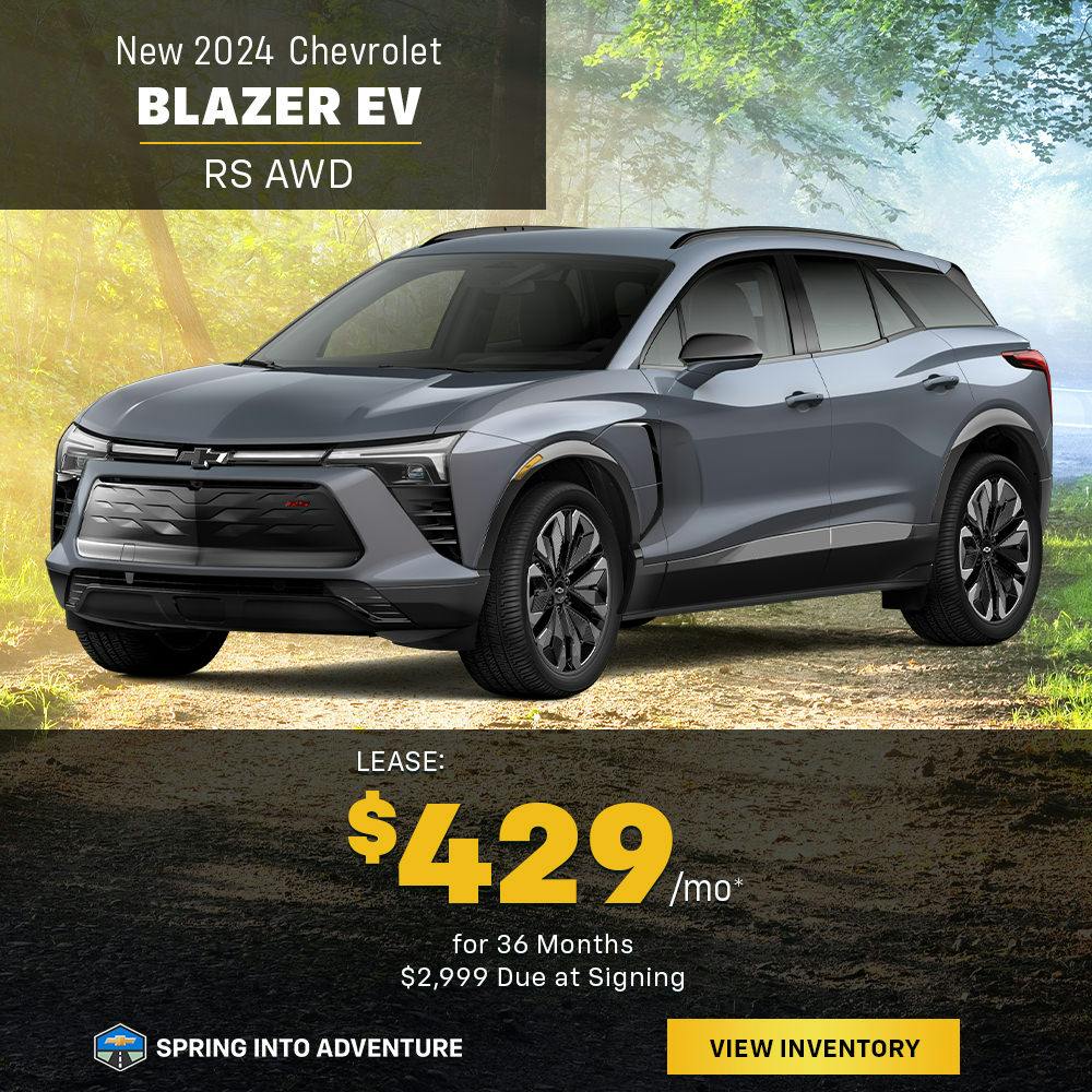 New 2024 Chevrolet Blazer EV – Lease for $429/Month | Diehl Chevrolet of Hermitage