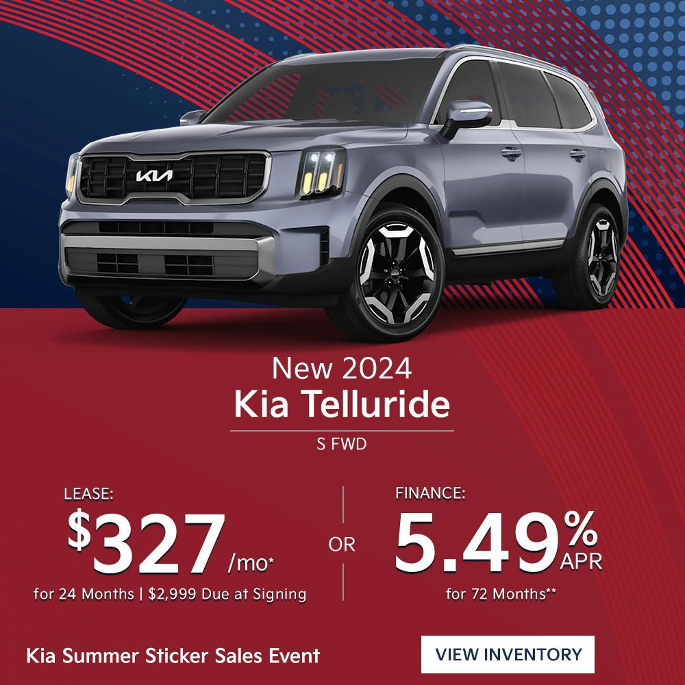 New 2024 Kia Telluride S FWD