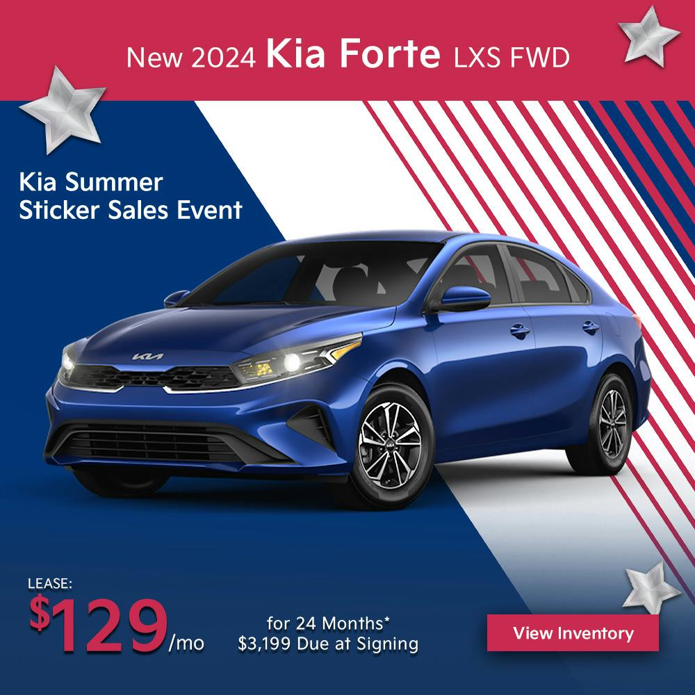 New 2024 Kia Forte LXS FWD