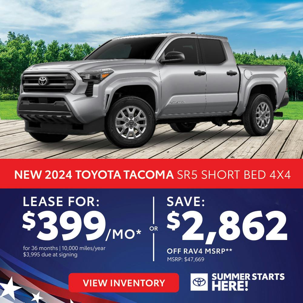New 2024 Toyota SR5 Short Bed 4X4 Diehl Toyota of Butler, PA