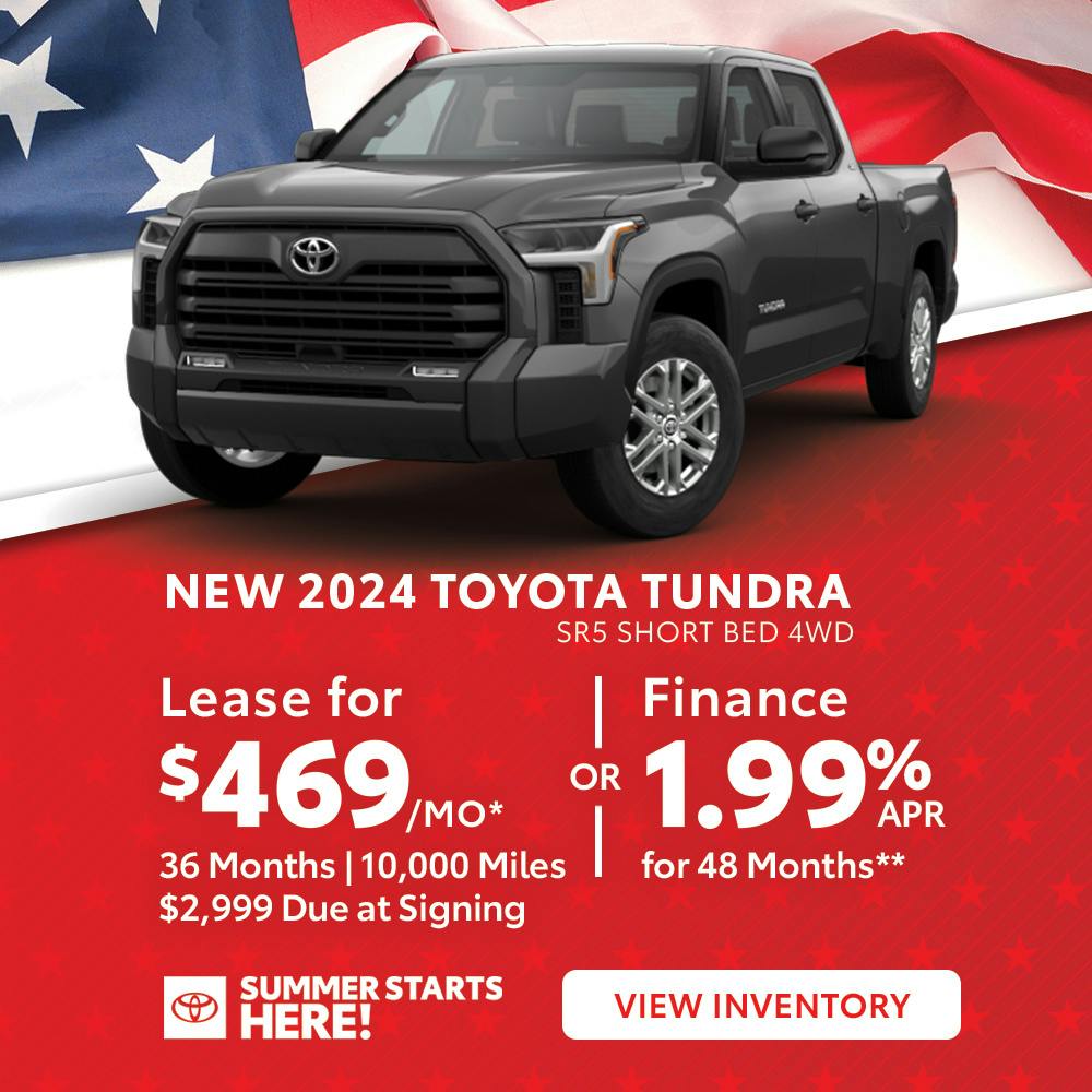 New 2024 Toyota Tundra SR5 Short Bed 4WD | Diehl Toyota of Hermitage