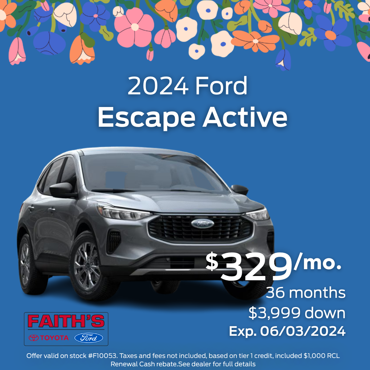2024 Ford Escape Lease Offer