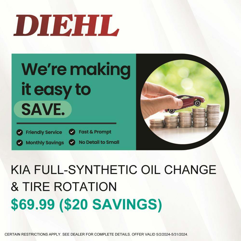 Kia Oil Change Special | Diehl Kia of Massillon