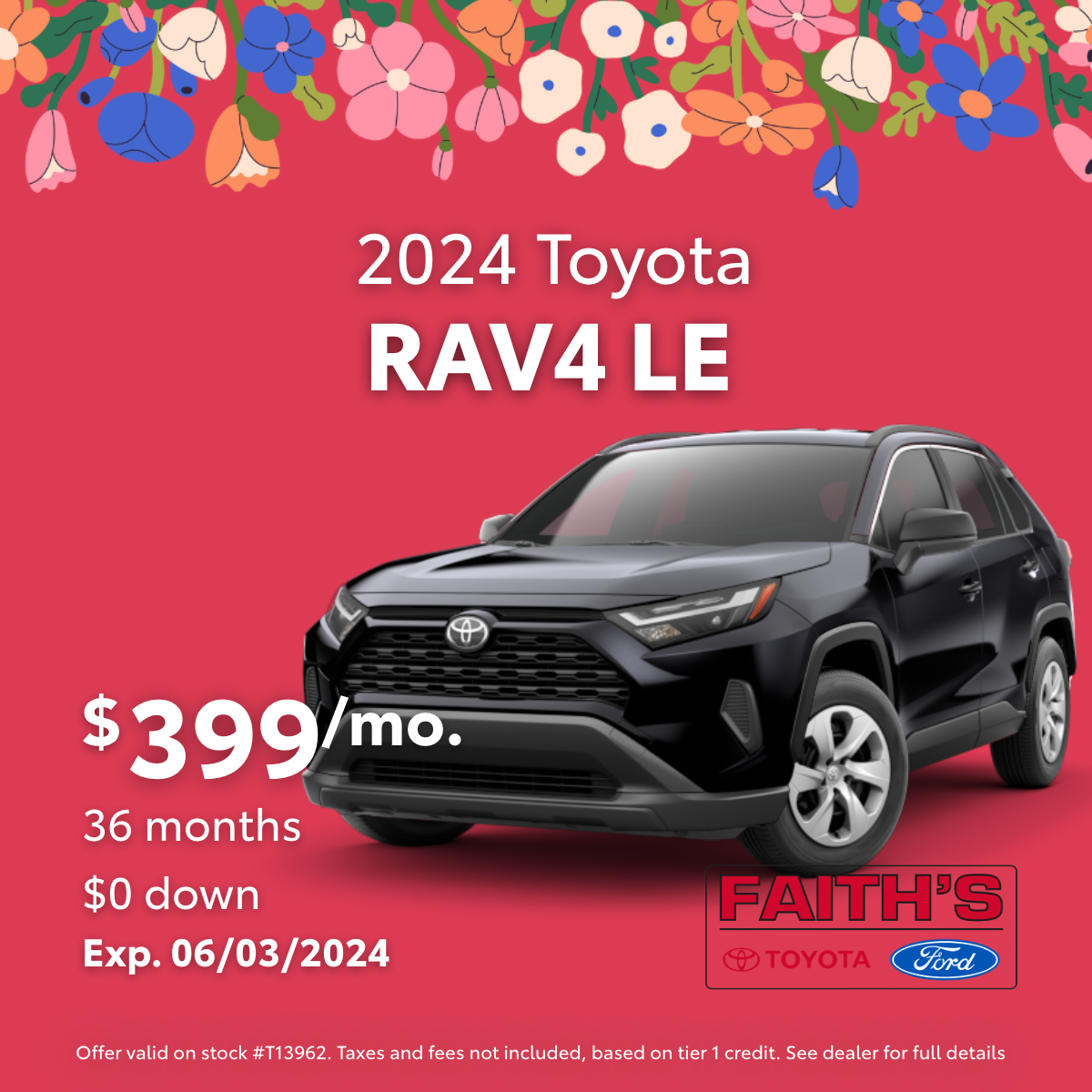 2024 Toyota RAV4 Lease Offer