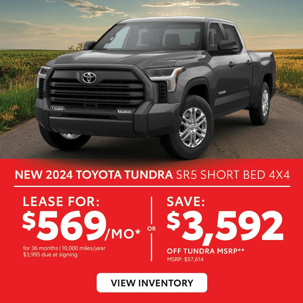 New 2024 Toyota Tundra SR5 Short Bed 4WD Diehl Toyota of Butler, PA