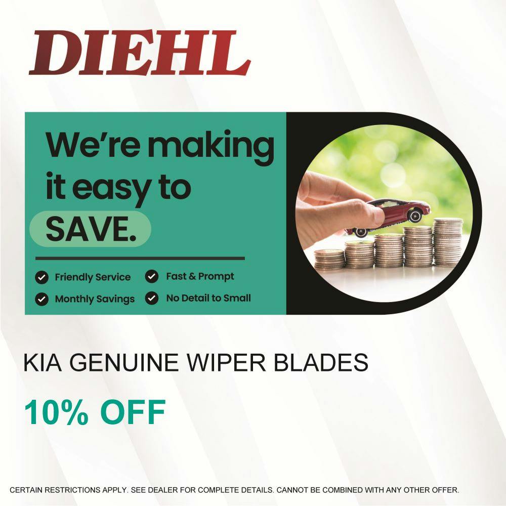Kia Wiper Blades | Diehl Kia of Massillon