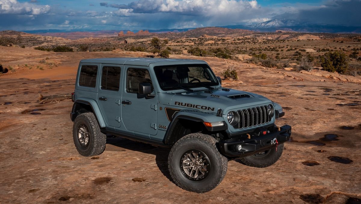 2025 Wrangler Rubicon in the desert