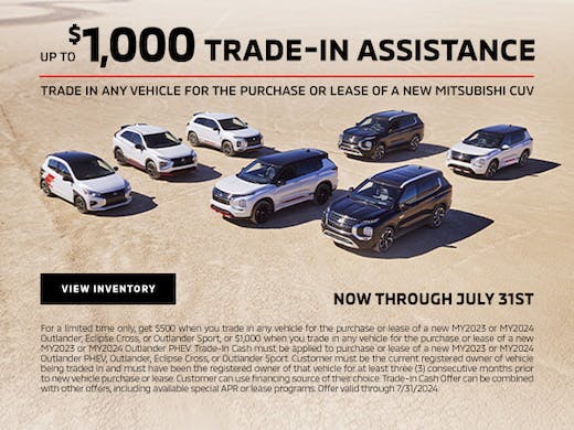 $1,000 Trade-In Assistance | South Park Mitsubishi
