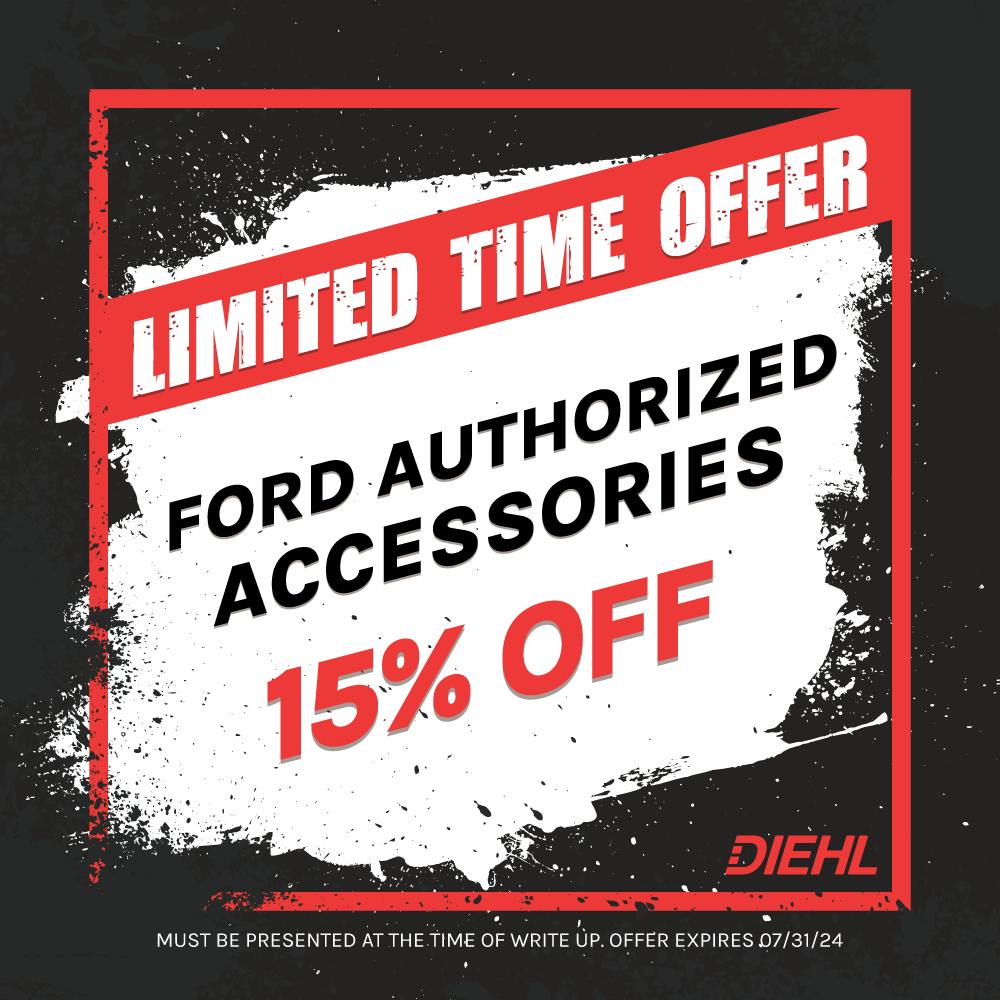 15% Off Ford Accessories | Diehl Ford of Massillon