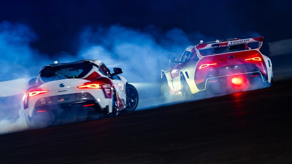 tristanfordtandemdriftingtoyotasupraaitech10 Toyota's Autonomous Drifting Supra