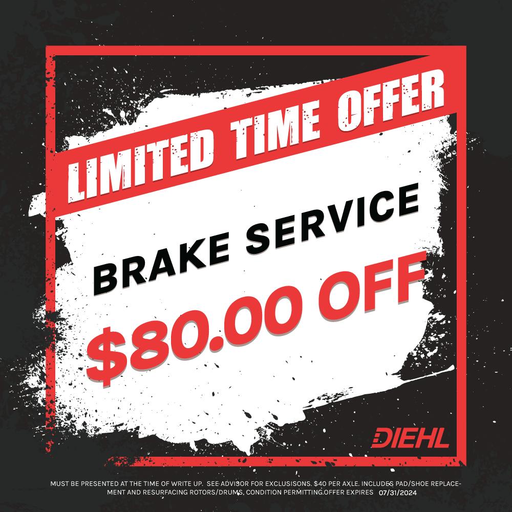$80 OFF Brake Service | Diehl Kia of Massillon