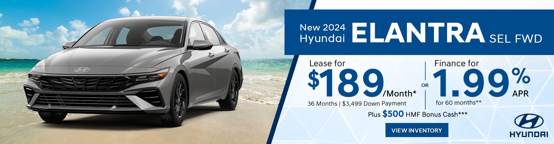 New 2024 Hyundai Elantra SEL FWD