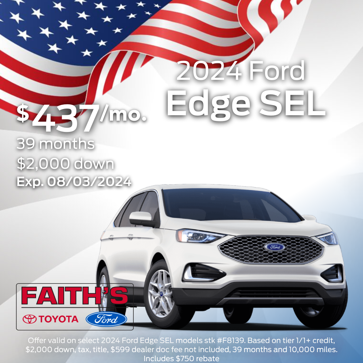 2024 Ford Edge Offer | Faiths Auto Group