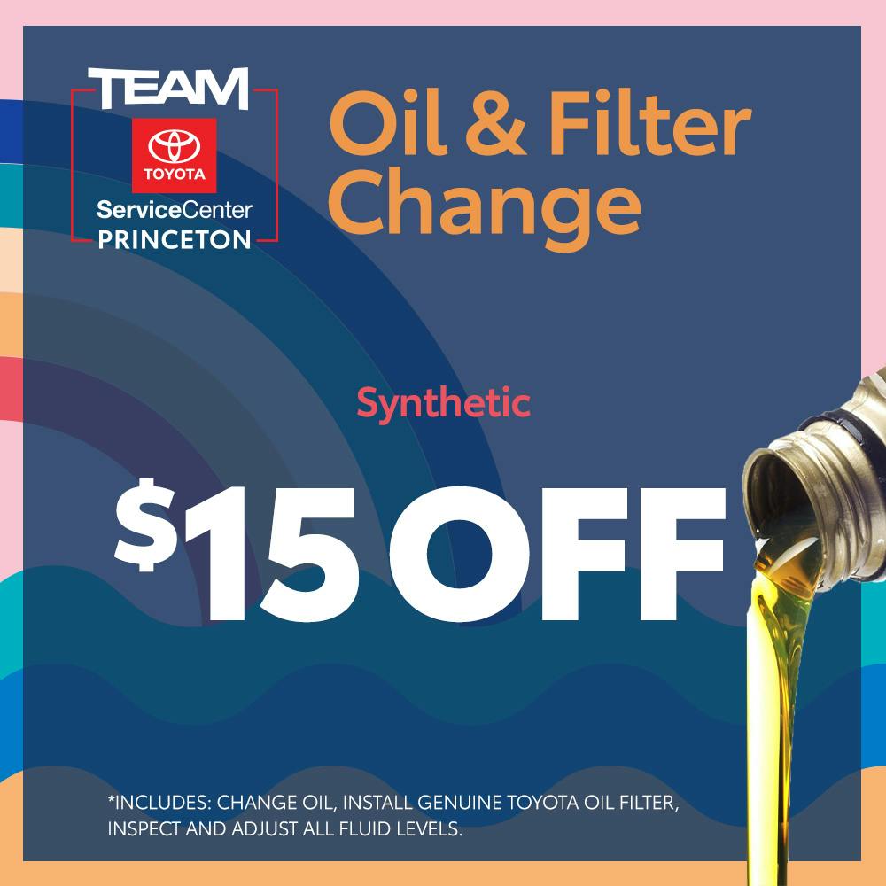 Oil & Filter Change | Team Toyota of Princeton