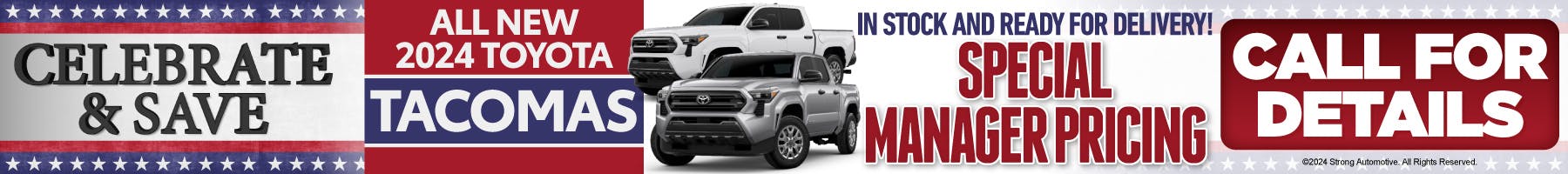 SAM – Inventory Banner – New – Tacomas | Miller Toyota