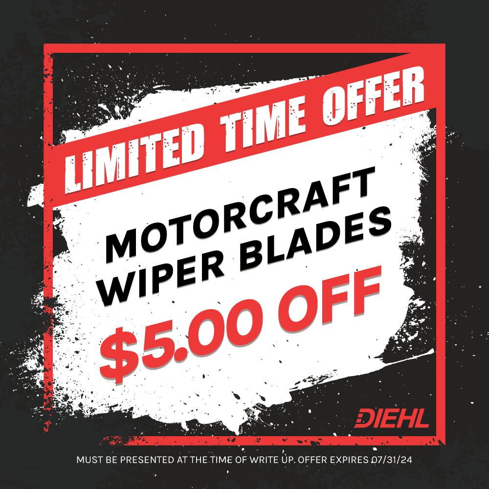$5 Off Wiper Blades | Diehl Ford of Massillon