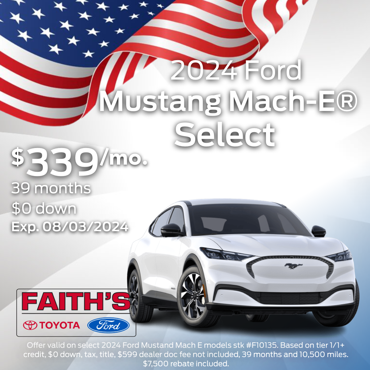 2024 Ford Mustang Mach-E Offer | Faiths Auto Group