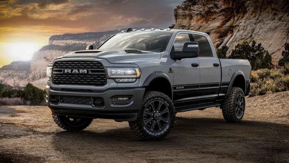 2024 Lunar Edition Trucks: Rebel Power Wagon Parked by the mountains