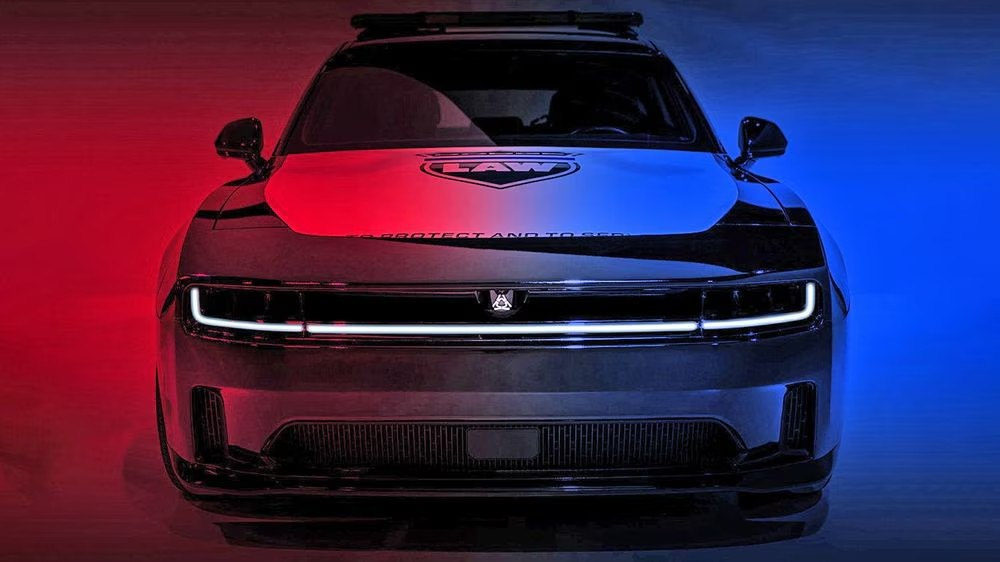 Dodge Teases Electric Charger Daytona Police Car