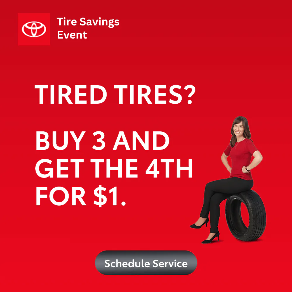 Buy 3 Tires, get the 4th for $1 | Jim Norton Toyota