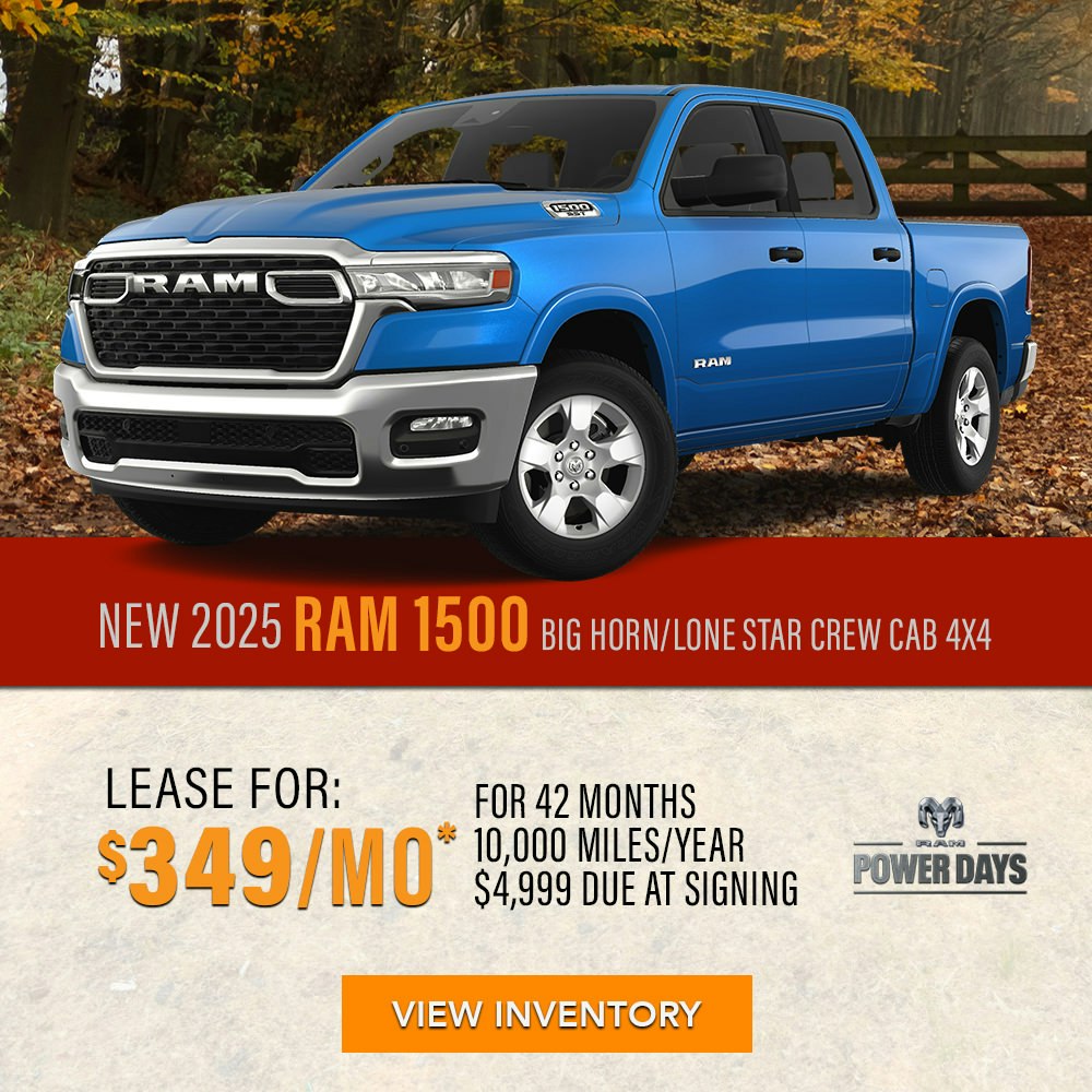 New 2025 Ram 1500 Big Horn/Lone Star Crew Cab 4WD