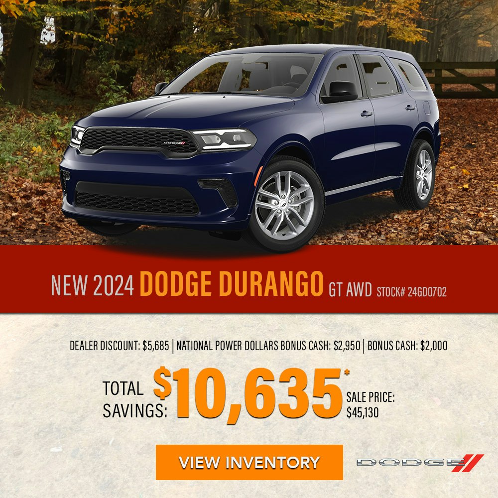 New 2024 Dodge Durango GT AWD