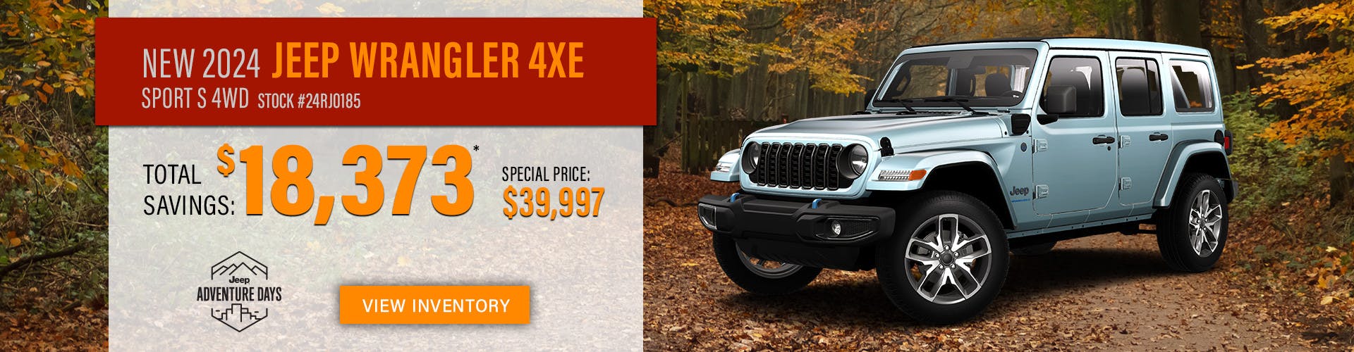 New 2024 Jeep Wrangler 4xe Sport S 4WD