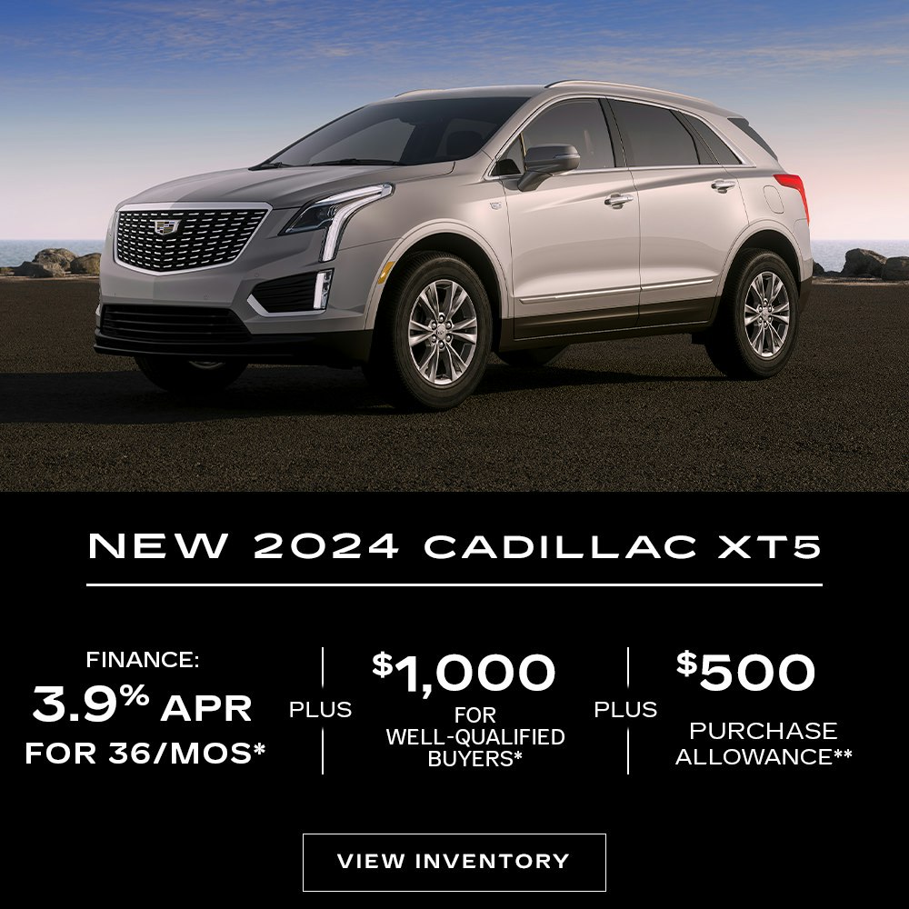 New 2024 Cadillac XT5