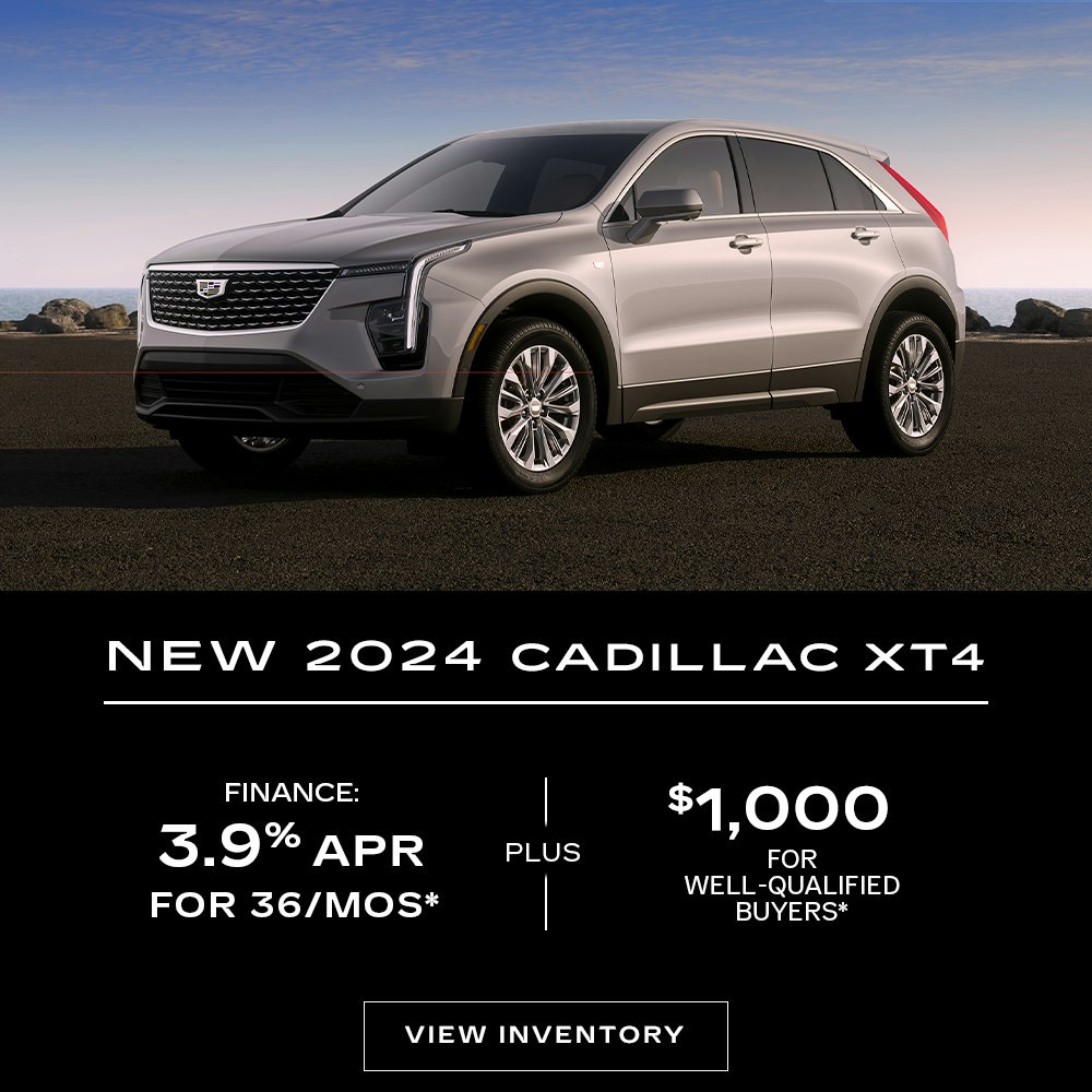 New 2024 Cadillac XT4