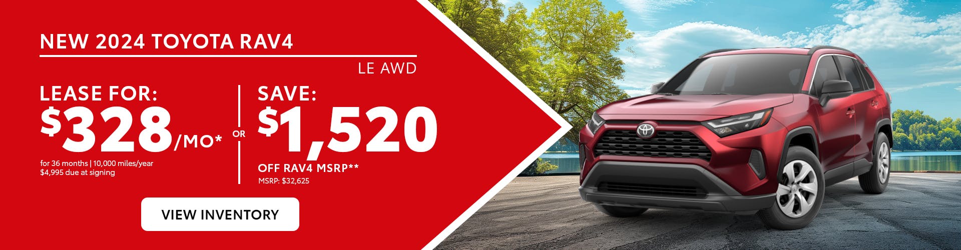 New 2024 Toyota RAV4 LE AWD