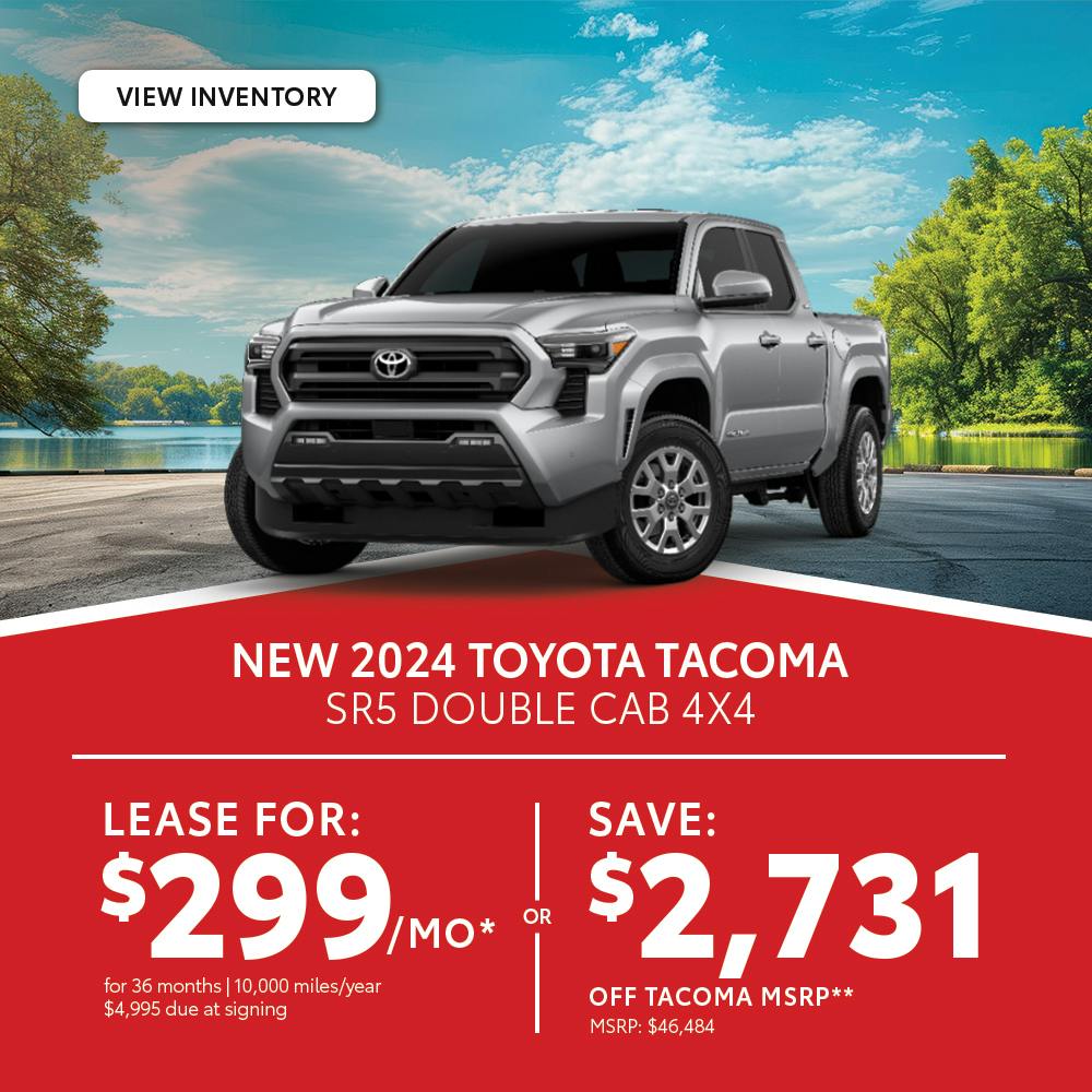 New 2024 Toyota Tacoma SR5 Double Cab 4×4